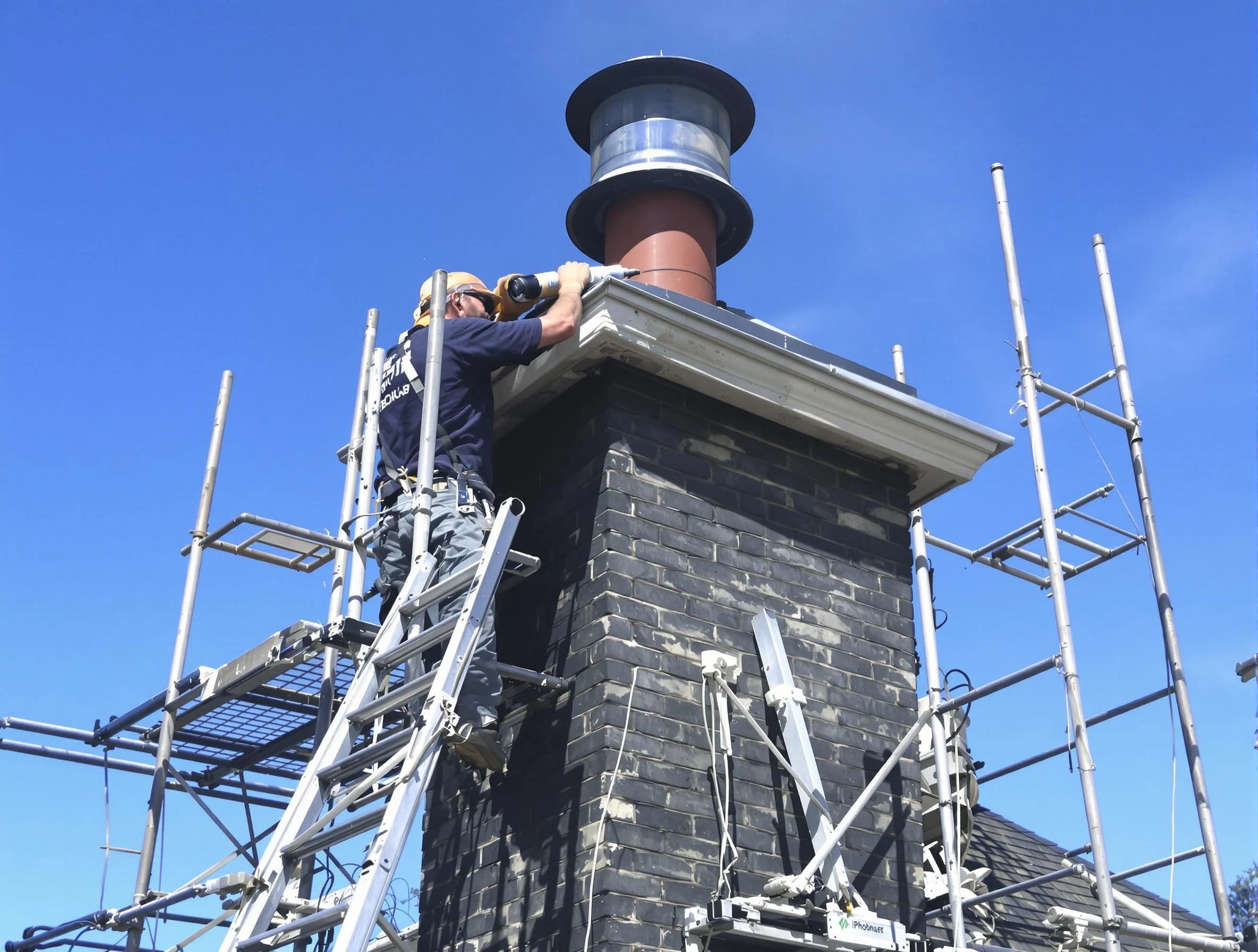 Sturdy chimney crown finished by Cherry Hills Village Chimney Sweep in Cherry Hills Village, CO