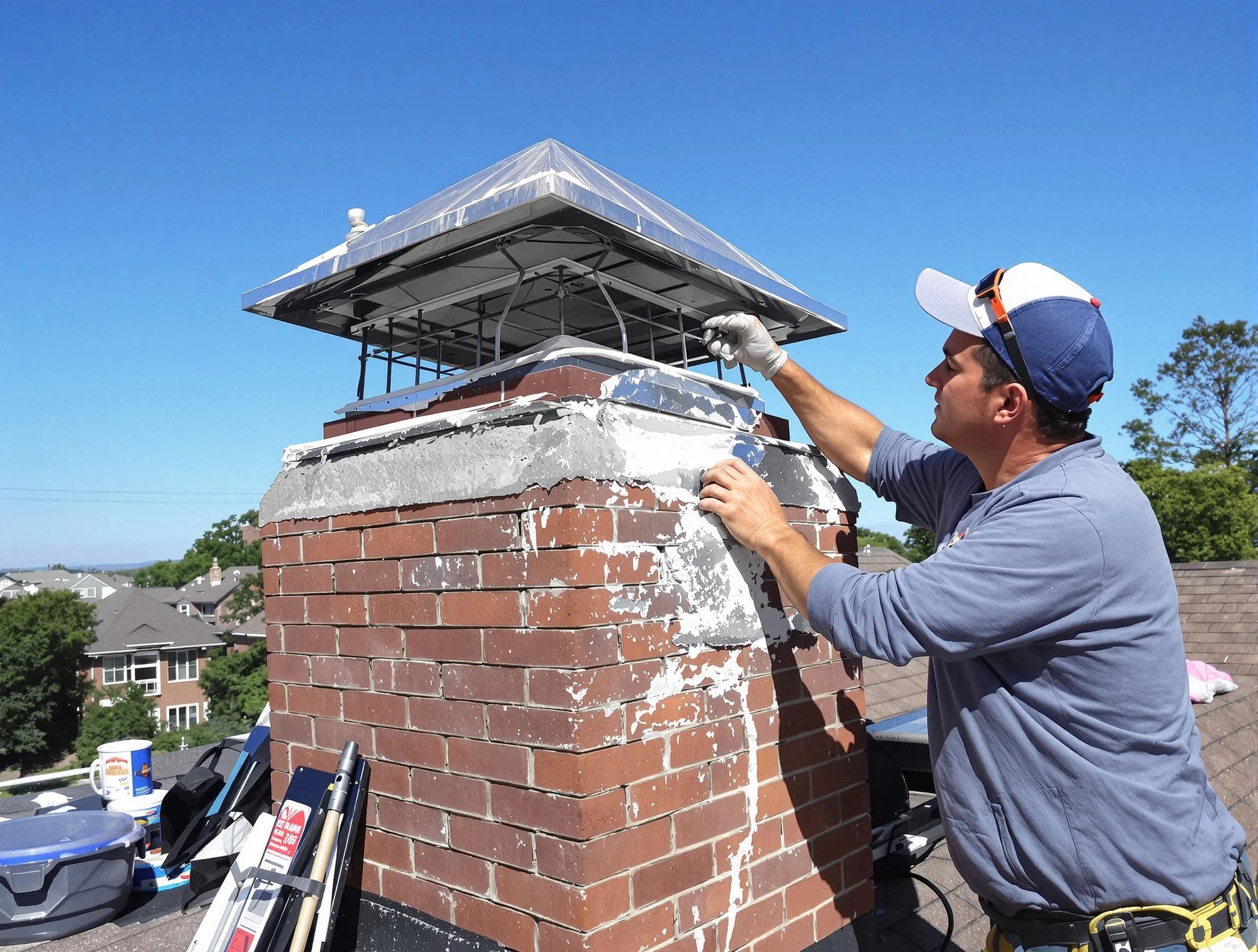 Chimney Crown Services service in Cherry Hills Village, CO