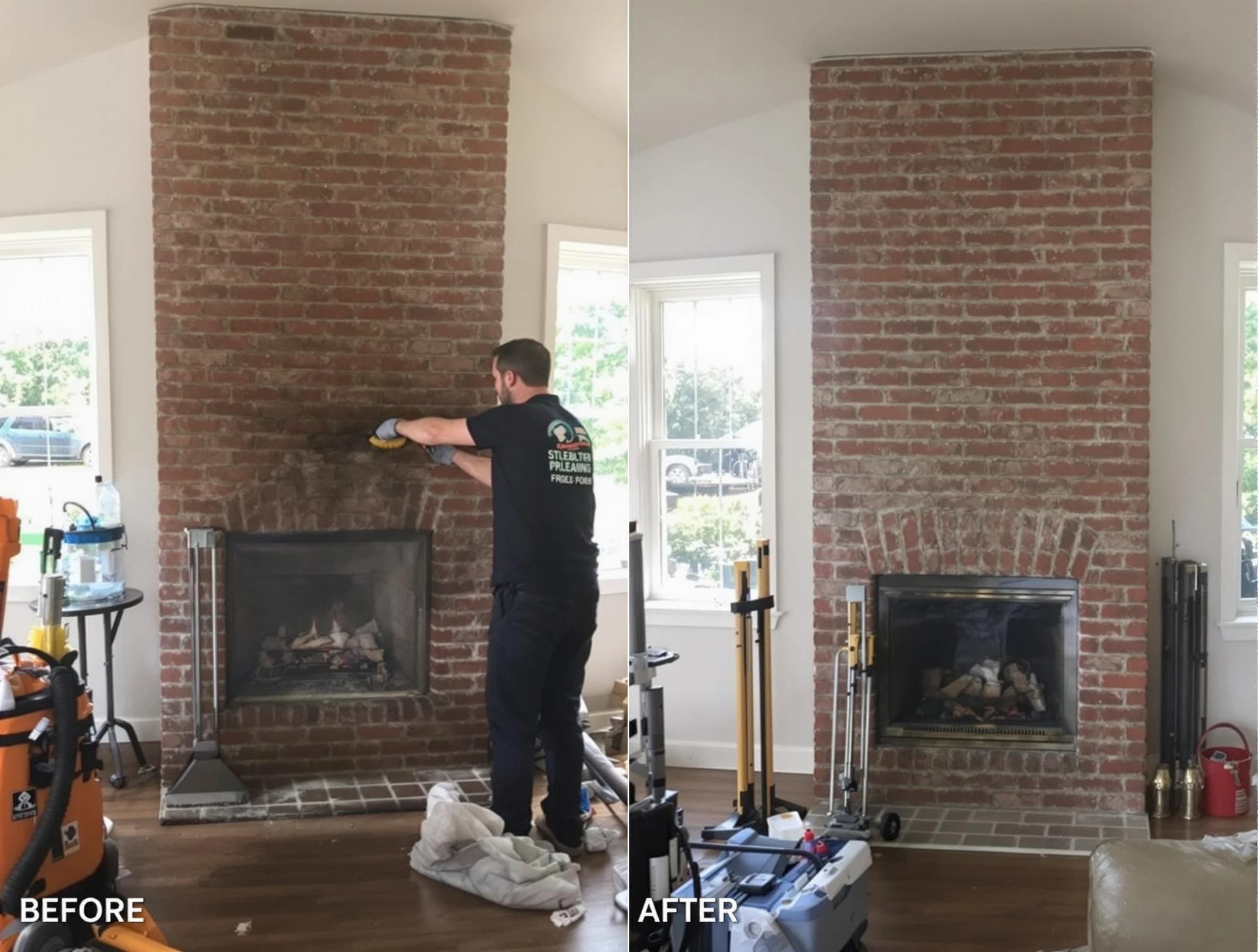 Finished chimney sweeping service by Cherry Hills Village Chimney Sweep in Cherry Hills Village, CO