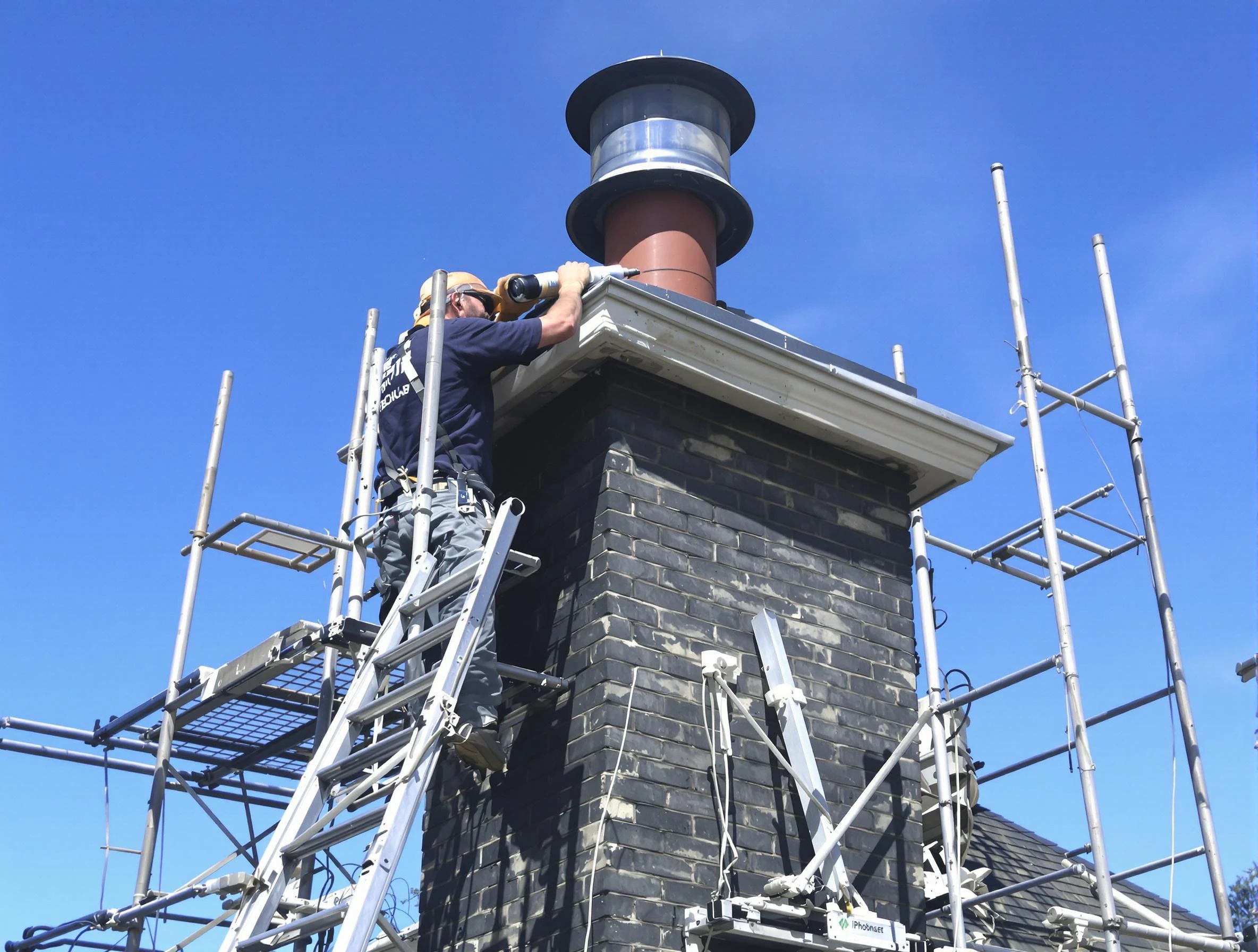 Sturdy chimney crown finished by Cherry Hills Village Chimney Sweep in Cherry Hills Village, CO