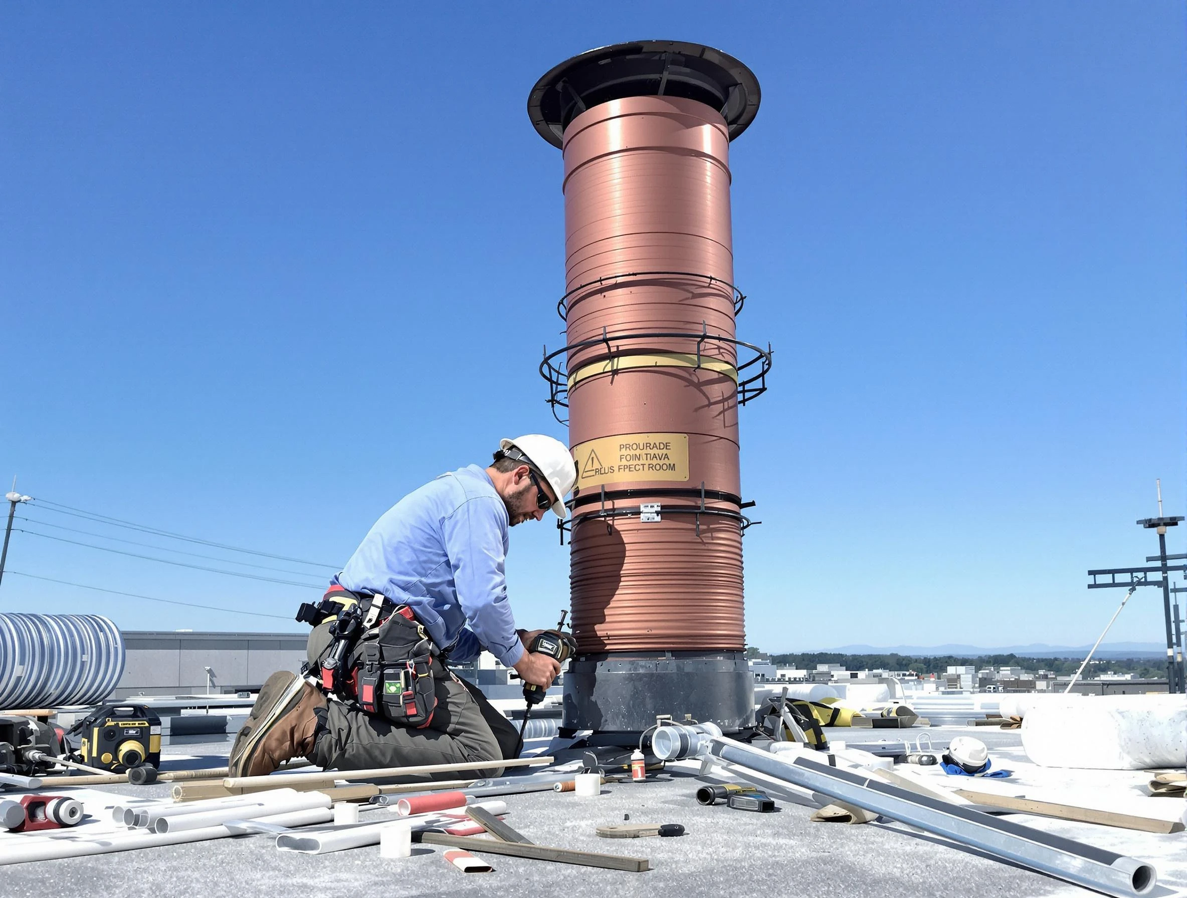 Installed chimney liner by Cherry Hills Village Chimney Sweep in Cherry Hills Village, CO