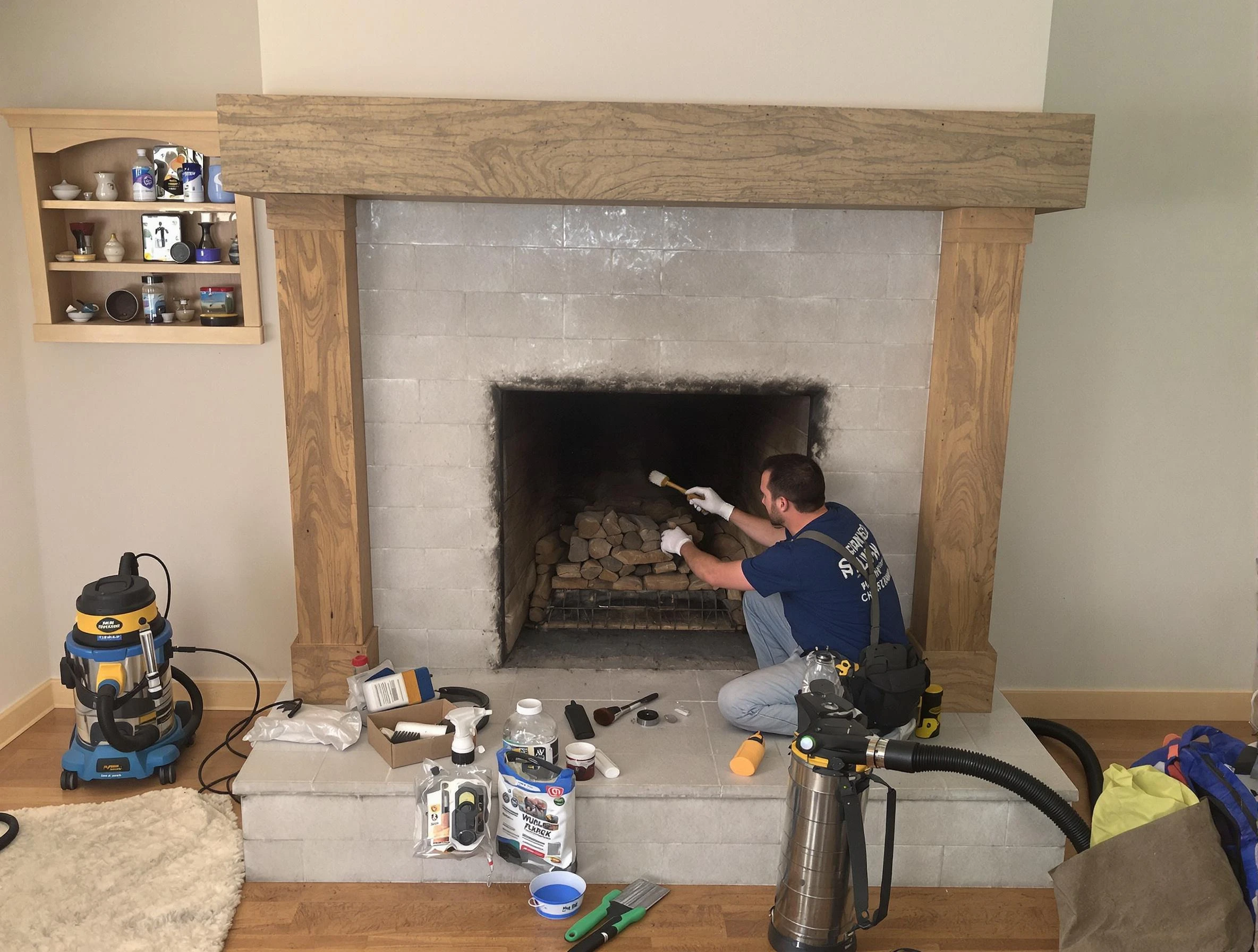 Detailed creosote removal process by Cherry Hills Village Chimney Sweep in Cherry Hills Village, CO