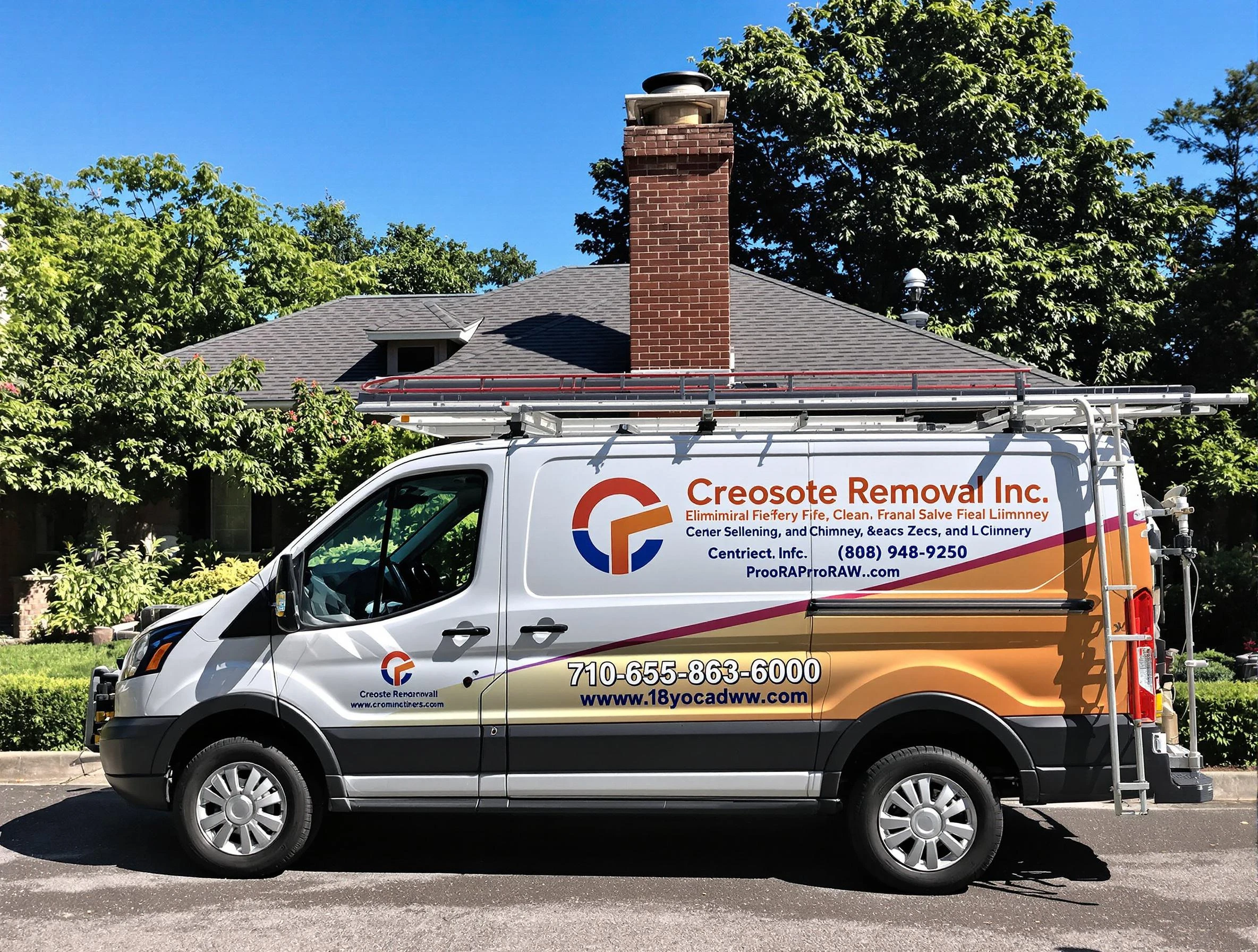 Cherry Hills Village Chimney Sweep technician removing creosote safely in Cherry Hills Village, CO