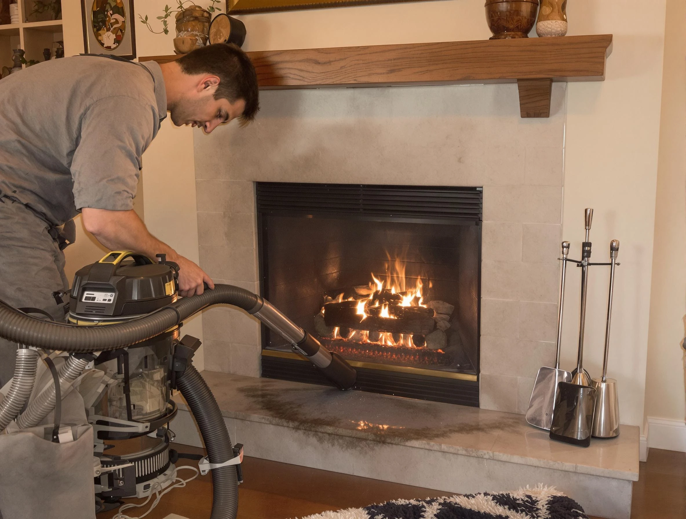 Routine fireplace upkeep by Cherry Hills Village Chimney Sweep in Cherry Hills Village, CO