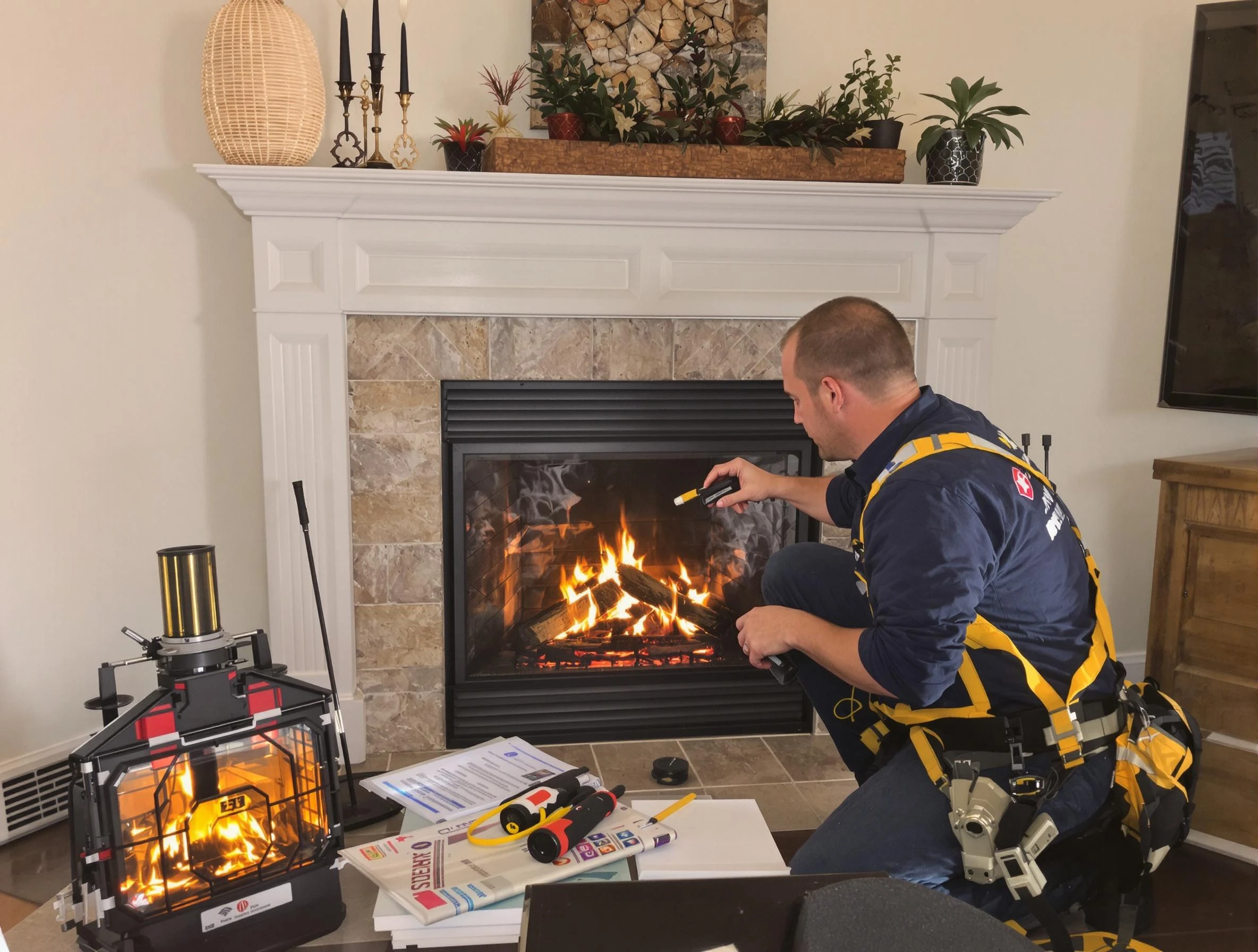 Safety-focused fireplace inspection by Cherry Hills Village Chimney Sweep in Cherry Hills Village, CO